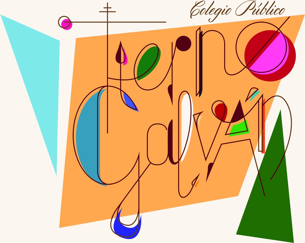 Mural del Colegio Público Tierno Galván