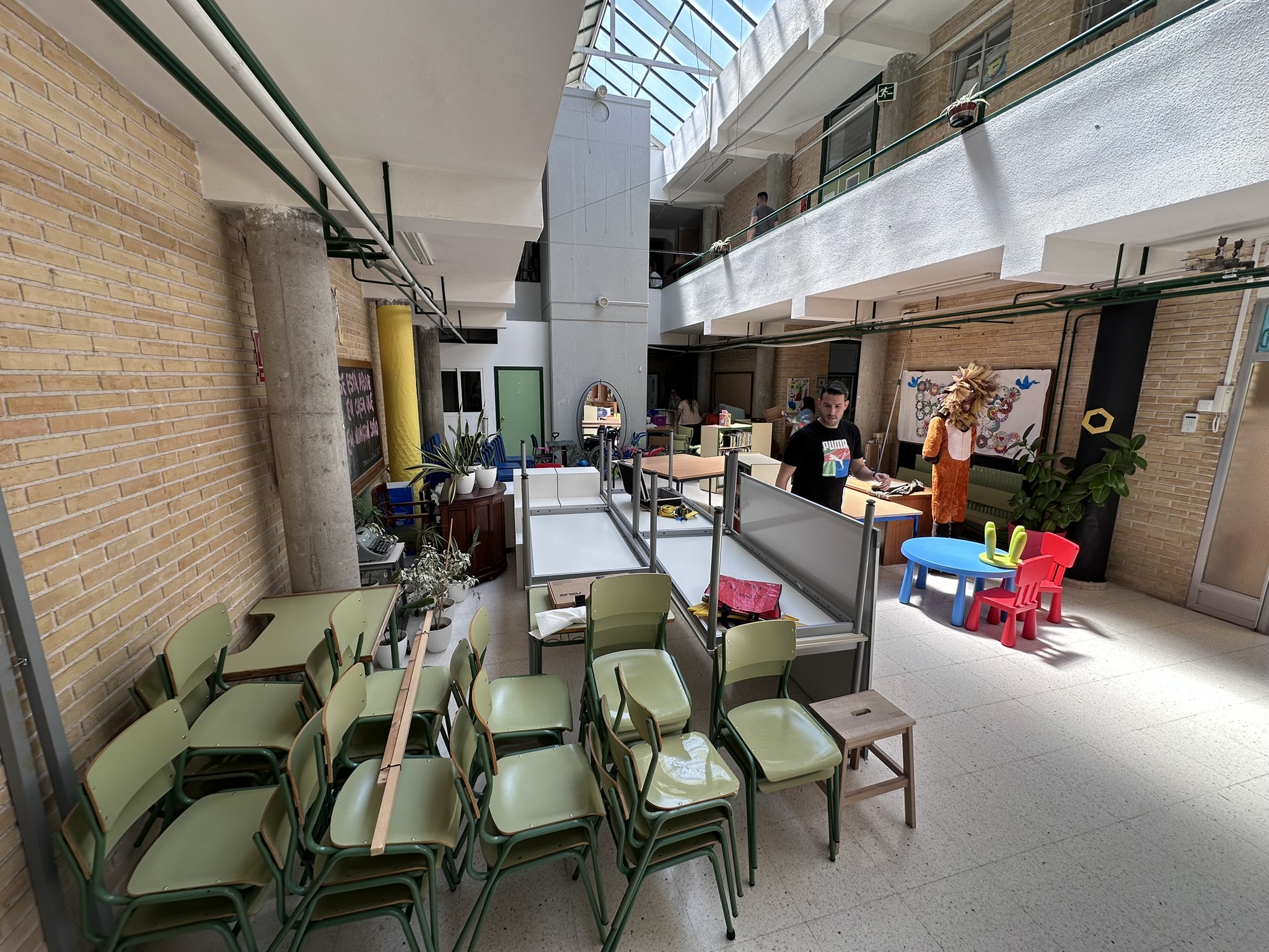 Montaje aula del futuro